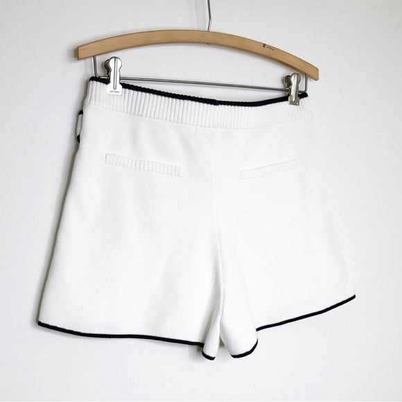 English factory ivory black trim knit shorts - Picture 6 of 10